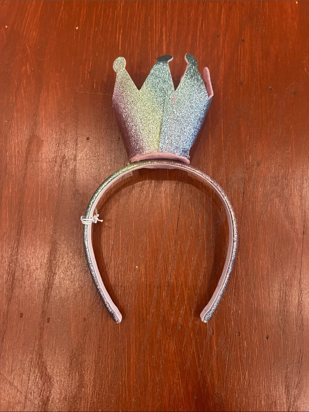 Gymboree Sparkle Crown Headband in Iridescent Lavender
